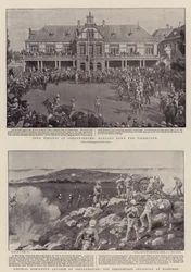 Lord Roberts a Johannesburg, ammainando il Vierkleur, l